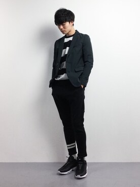 武井一輝さん（メンズ・173cm）の冬コーディネート