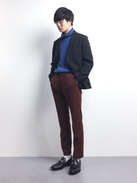 武井一輝さん（メンズ・173cm）の冬コーディネート