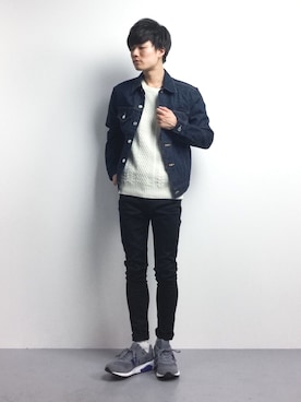 「Journal Standard TRISECT（トライセクト）のアイテム（ジャケット/アウター）」を使った、武井一輝さん（メンズ・173cm）の冬コーディネート