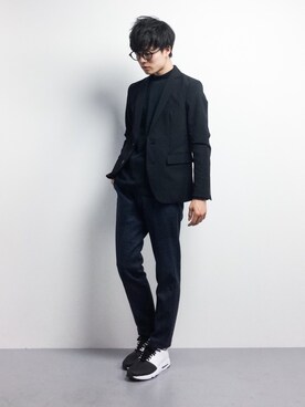 武井一輝さん(メンズ・173cm)の冬コーディネート