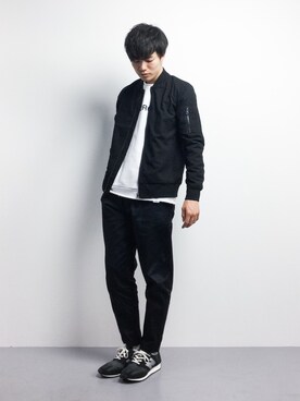 武井一輝さん（メンズ・173cm）の冬コーディネート