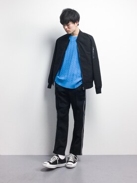 武井一輝さん（メンズ・173cm）の冬コーディネート