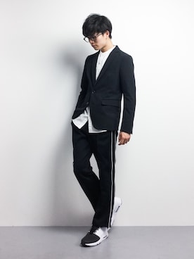 武井一輝さん(メンズ・173cm)の冬コーディネート