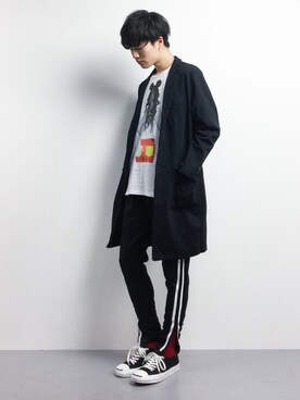 「WEGO（ウィゴー）のアイテム（レッグウェア）」を使った、武井一輝さん（メンズ・173cm）の冬コーディネート