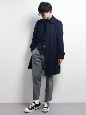 武井一輝さん（メンズ・173cm）の冬コーディネート