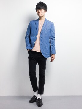 武井一輝さん(メンズ・173cm)の春コーディネート