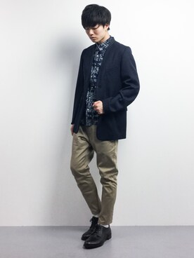 武井一輝さん(メンズ・173cm)の春コーディネート