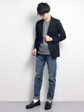 武井一輝さん(メンズ・173cm)の春コーディネート