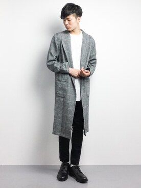 「URBAN RESEARCH Sonny Label（アーバンリサーチサニーレーベル）のアイテム（その他アウター）」を使った、武井一輝さん（メンズ・173cm）の春コーディネート