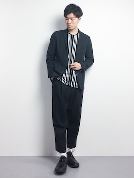 武井一輝さん（メンズ・173cm）の春コーディネート