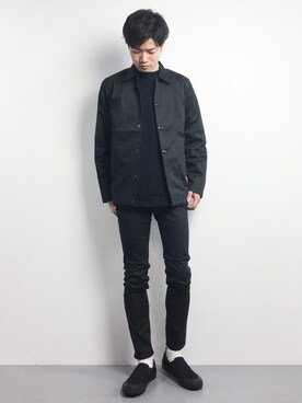 「KICKS LAB.（キックスラボ）のアイテム」を使った、武井一輝さん（メンズ・173cm）の春コーディネート