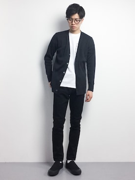 「KICKS LAB.（キックスラボ）のアイテム」を使った、武井一輝さん（メンズ・173cm）の春コーディネート