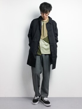 「DETAILS（ディテールズ）のアイテム」を使った、武井一輝さん（メンズ・173cm）の春コーディネート