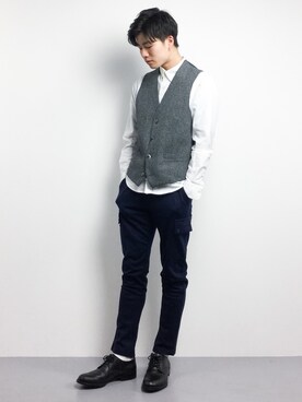 武井一輝さん（メンズ・173cm）の春コーディネート