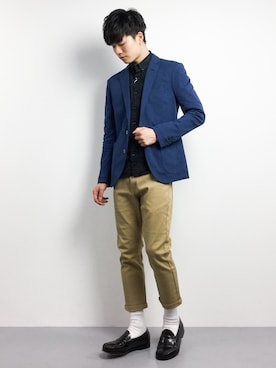 武井一輝さん（メンズ・173cm）の春コーディネート