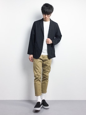 武井一輝さん(メンズ・173cm)の春コーディネート