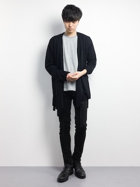 「Buffalo Bobs（バッファローボブズ）のアイテム（パンツ）」を使った、武井一輝さん（メンズ・173cm）の春コーディネート