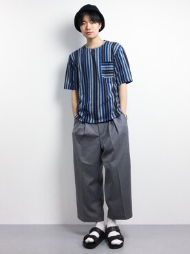 武井一輝さん（メンズ・173cm）の春コーディネート