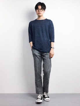 武井一輝さん（メンズ・173cm）の春コーディネート