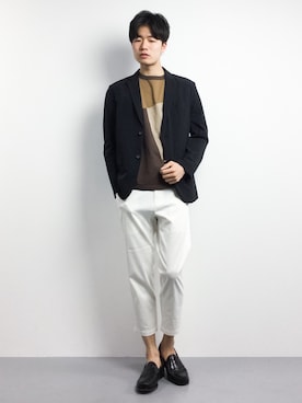 武井一輝さん(メンズ・173cm)の春コーディネート