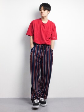 武井一輝さん（メンズ・173cm）の春コーディネート