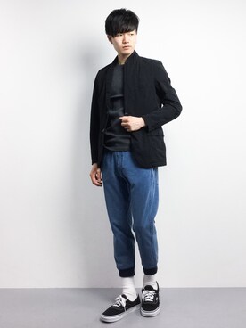 武井一輝さん(メンズ・173cm)の春コーディネート