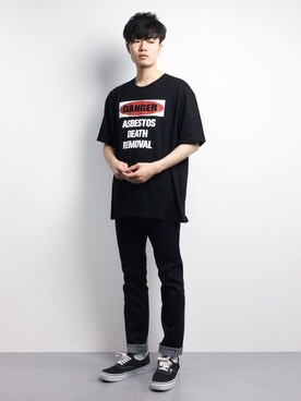 「MACKINTOSH PHILOSOPHY（ﾏｯｷﾝﾄｯｼｭ ﾌｨﾛｿﾌｨｰ）のアイテム」を使った、武井一輝さん（メンズ・173cm）の春コーディネート