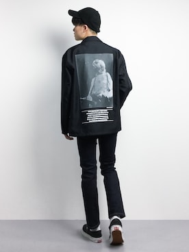 「MACKINTOSH PHILOSOPHY（ﾏｯｷﾝﾄｯｼｭ ﾌｨﾛｿﾌｨｰ）のアイテム」を使った、武井一輝さん（メンズ・173cm）の春コーディネート