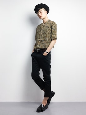 武井一輝さん(メンズ・173cm)の春コーディネート