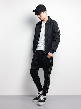 武井一輝さん（メンズ・173cm）の春コーディネート