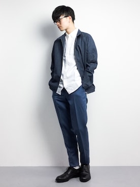 「A.P.C.（アーペーセー）のアイテム（ジャケット/アウター）」を使った、武井一輝さん（メンズ・173cm）の春コーディネート