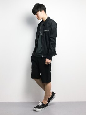 「SPADE（スペード）のアイテム（ジャケット/アウター）」を使った、武井一輝さん（メンズ・173cm）の春コーディネート