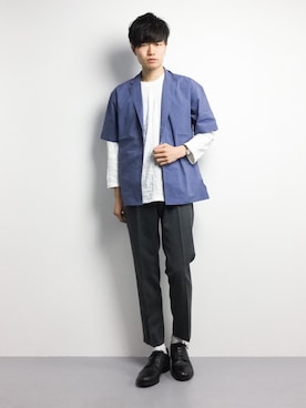 武井一輝さん（メンズ・173cm）の春コーディネート