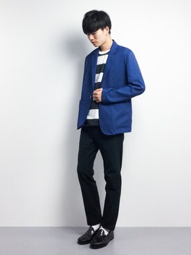「Journal Standard TRISECT（トライセクト）のアイテム（ジャケット/アウター）」を使った、武井一輝さん（メンズ・173cm）の春コーディネート