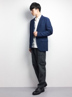武井一輝さん(メンズ・173cm)の春コーディネート