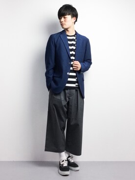 「Journal Standard TRISECT（トライセクト）のアイテム（ジャケット/アウター）」を使った、武井一輝さん（メンズ・173cm）の春コーディネート
