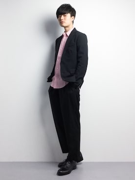 「アイテム（ジャケット/アウター）」を使った、武井一輝さん（メンズ・173cm）の春コーディネート