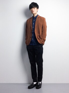 武井一輝さん(メンズ・173cm)の春コーディネート