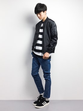 武井一輝さん（メンズ・173cm）の春コーディネート