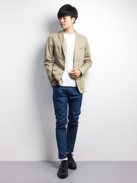 武井一輝さん(メンズ・173cm)の春コーディネート