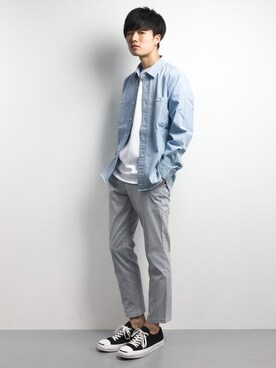 武井一輝さん（メンズ・173cm）の春コーディネート