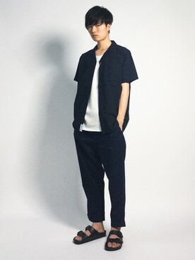武井一輝さん(メンズ・173cm)の夏コーディネート