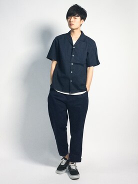 武井一輝さん（メンズ・173cm）の夏コーディネート