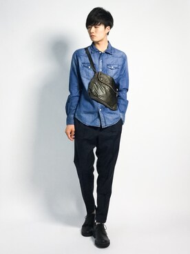 武井一輝さん（メンズ・173cm）の夏コーディネート