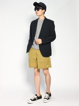 武井一輝さん（メンズ・173cm）の夏コーディネート