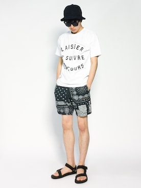 武井一輝さん(メンズ・173cm)の夏コーディネート