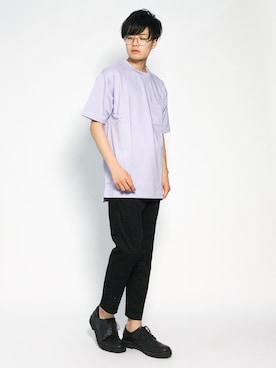 「AZUL by moussy（アズールバイマウジー）のアイテム」を使った、武井一輝さん（メンズ・173cm）の夏コーディネート