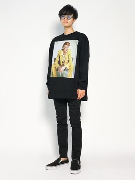 「DAMMY（ダミー）のアイテム」を使った、武井一輝さん（メンズ・173cm）の夏コーディネート