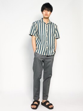 武井一輝さん（メンズ・173cm）の夏コーディネート
