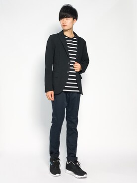 武井一輝さん（メンズ・173cm）の夏コーディネート